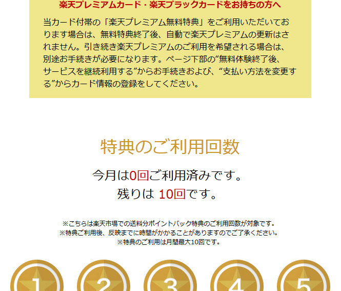 楽天プレミアムカード